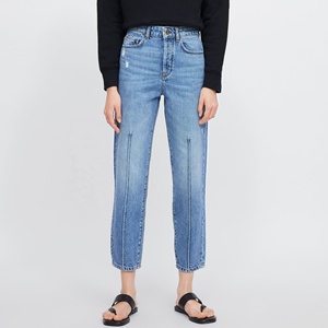 Mujer Vaqueros nuevos diseños denim <span class=keywords><strong>jeans</strong></span> de mamá - Product Image 1