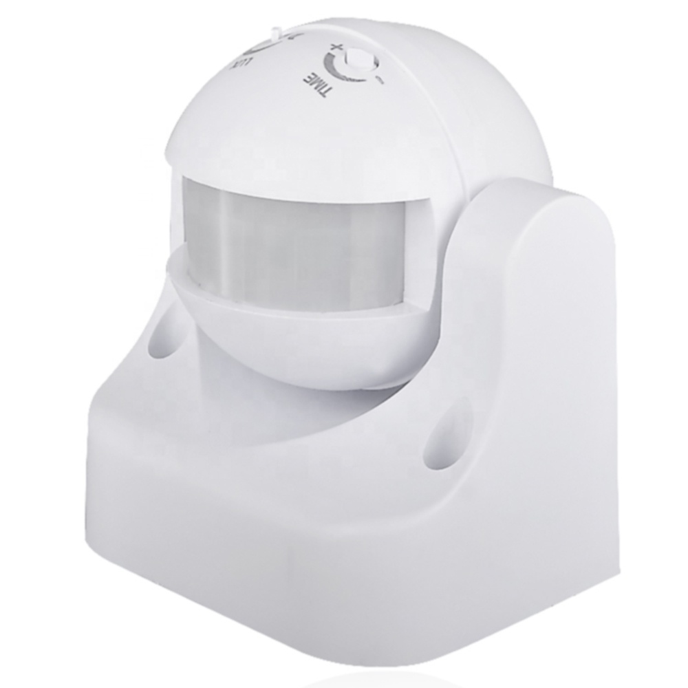 180度昼/夜検出器時間設定自動ターンオン/オフ屋外防水IP 65 PIR