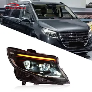 Upgrade To New Style LED Headlight Head Light Front Light Assembly For Mercedes Benz Vito V Class 2016-2023 V260 W447 Head Lamp