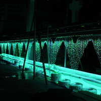 Válvula Solenoide de Control por Software, Cortina de Agua Digital Interactiva con Gráficos Impresos en Agua