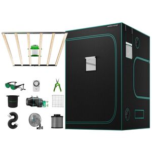 <span class=keywords><strong>Mars</strong></span> <span class=keywords><strong>Hydro</strong></span> 730W FC-E6500 LED élèvent la lumière 5x5ft 150x150cm kits complets d'intérieur de tente de croissance avec le système de croissance intelligent - Product Image 1