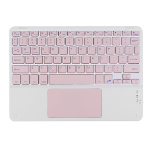Rechargeable ABS 78keys Flat Panel Multi-Device Universal <strong>Bluetooth</strong> <strong>Keyboard</strong> with <strong>Touchpad</strong> - Product Image 1