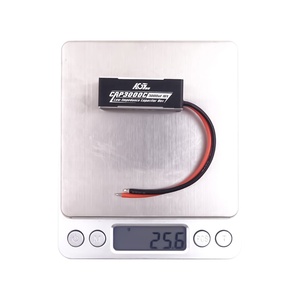 Boîtier en aluminium AGFRC CAP3000C à prix de gros, boîte de condensateurs super puissants HV 16V pour modèles de voitures RC 1/8 et 1/10 - Product Image 4