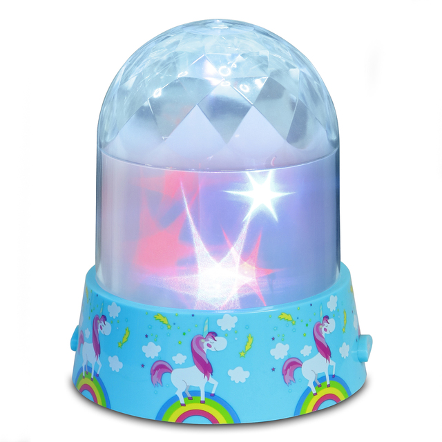 Novelty LED Star Lamp Blue Sky Projector 3D Stars Rotate Eco-Friendly Dimmable Night Light for Kids Gift