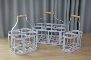 Porta Botellas <span class=keywords><strong>de</strong></span> Leche <span class=keywords><strong>de</strong></span> Alta Calidad con Soporte <span class=keywords><strong>para</strong></span> 4 Botellas <span class=keywords><strong>de</strong></span> Vidrio <span class=keywords><strong>para</strong></span> Picnic, Distribución <span class=keywords><strong>de</strong></span> Leche, Soporte <span class=keywords><strong>para</strong></span> Botellas <span class=keywords><strong>de</strong></span> Vino y Cerveza - Product Image 5