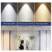 Spot LED encastré en aluminium à économie d'énergie, style moderne, pour maison, commerce et magasin, éclairage de plafond pour salon