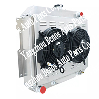 Autoparts radiateur de voiture en aluminium à 3 rangées pour Ford Mustang Falcon Comet V8 1966-1970 1967 1968