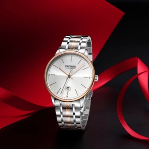 Cadisen Mens <b>Mechanical</b> <b>Watch</b> Male Business China Stainless Steel Sapphire Crystal Automatic Date 5BAR Water Resistant 42mm Dial - Product Image 3