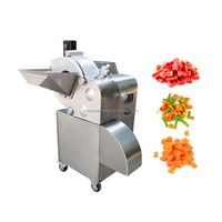 Industriële wortelgroente- en fruit snij-/strookverwerkingsmachine, multifunctioneel, commercieel, met motor, roestvrij staal
