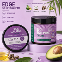 Crème coiffante SILU OEM Edge Sculpting, tenue forte, contrôle des mèches rebelles, sans résidus blancs, marque privée