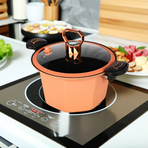 หม้อหุงข้าวแรงดันขนาดเล็กใช้ในครัวเรือน8L หม้อต้มตุ๋นอเนกประสงค์ไม่ติดอุปกรณ์ทำอาหาร - Product Image 1