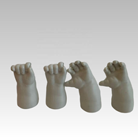 Set Boneka Bayi Halloween Lintas Negara, Lengan & Kaki, Plastik Horor, Hiasan Gantung Tas Jala, Ornamen Rumah Hantu