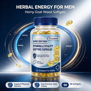 Complément Énergétique Naturel : Extrait de Horny Goat Weed 800mg en Gélules Molles (90 pièces) – Aide à Maintenir la Vitalité Quotidienne et la Résistance Physique – OEM - Product Image 4