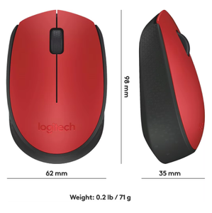 M170 2.4ghz <b>Wireless</b> Mouse Button Two-way Wheel Mice with Nano for <b>Pc</b> Computer 1000 Dpi 3 Battery Ce M170 Original M330 Silent - Product Image 5