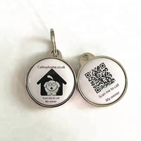 Großhandel Werbeartikel Zinklegierung QR-Code Tracking Medizinisches Haustier-Etikett mit Epoxid