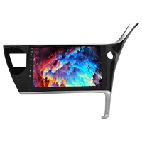 Autoradio Android 15 pour Corolla 2014-2018, Navigation GPS 10 Pouces, Commande Vocale, Multimédia pour Lecteur, Montage sur Tableau de Bord