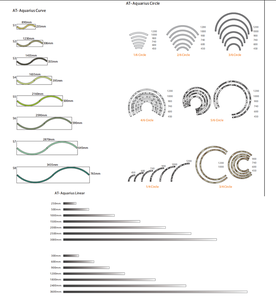 Plafonnier LED série <span class=keywords><strong>Aquarius</strong></span> personnalisé design circulaire incurvé télécommande hauteur réglable pour usage de bureau taille moyenne - Product Image 6