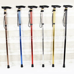 Bâtons de randonnée en alliage d'aluminium, pliables, télescopiques, ultralégers, quatre sections, pour la randonnée en plein air, pour les personnes âgées - Product Image 4