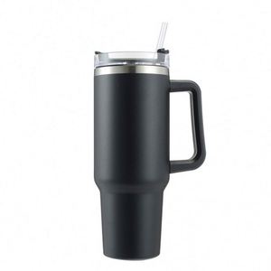 Adventure Custom Stainless Steel Vacuum Mug Insulated <b>40Oz</b> <b>Tumbler</b> <b>With</b> <b>Handle</b> - Product Image 3