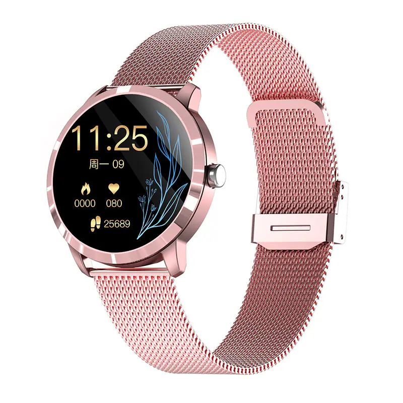 Luxury Fashion Women mobile wach smart watch sleep Q8L Fitness Tracker HR BP Physiological Cycle smart watch health monitor