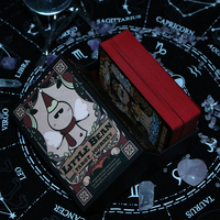 Nouvelles cartes de tarot écologiques personnalisables en papier, cartes d'oracle, cartes de jeu de poker avec guide, approvisionnement direct en usine