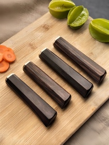 Manche de couteau en bois fait main, finition mate, design minimaliste pour la cuisine, en bois d'ébène / bois de fer / frêne, vente en gros 2026 - Product Image 3