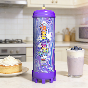 Cilindro de gas CO2 para crema batida, estándar europeo, en stock local en EE. UU., para uso en cafeterías y tiendas de té. - Product Image 1