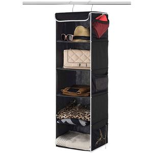 Wholesale Foldable Non-Woven Fabric Closet Storage Wardrobe Closet Space Saving Organizers with Mesh Pocket - Product Image 4