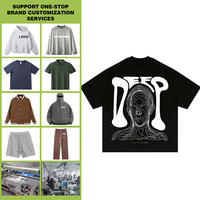 T-shirt de marque de haute qualité - Tissu 100% coton pur, coupe ample, motif imprimé, style homme, personnalisable