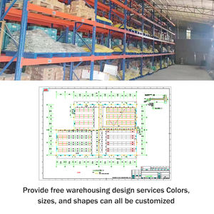 Light-Duty Selective Pallet Rack <strong>4</strong>-Layer Steel Warehouse Storage Supermarket <strong>Display</strong> Shop Shelving <strong>System</strong> - Product Image 4