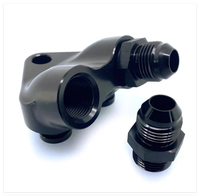 Adaptateur de connecteur de refroidisseur d'huile de boîte de vitesses 8HP en aluminium usiné CNC sur mesure