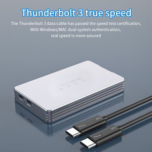 <span class=keywords><strong>Acasis</strong></span> USB4.0 40Gbps <span class=keywords><strong>NVMe</strong></span> M.2 SSD ENCLOSURE 2TB เคสอะลูมิเนียม USB Type-C พร้อมสาย40Gbps - Product Image 2