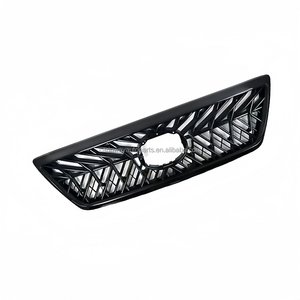 03-09 GX470 수정 그릴 GX 액세서리 광택 UZJ120 블랙 앞 범퍼 그릴 바디 부품 렉서스 GX470 바디 키트 2003-2009 - Product Image 2