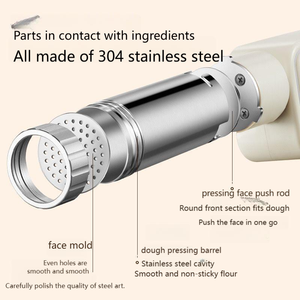 Nouvelle petite machine à nouilles électrique multifonctionnelle avec moule à nouilles et grattoir presse à nouilles appareils ménagers - Product Image 2