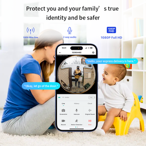 2K Độ phân giải Wifi chuông cửa máy ảnh pin-Powered <span class=keywords><strong>video</strong></span> cửa điện thoại với hình ảnh rõ ràng không có hệ thống dây điện cần thiết - Product Image 6