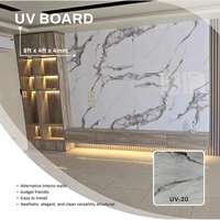 Lámina de Mármol UV Directo de Fábrica, Panel de PVC de Fácil Instalación y Suelo SPC de Fácil Limpieza para Decoración de Villas, Oficinas, Hogares y Baños