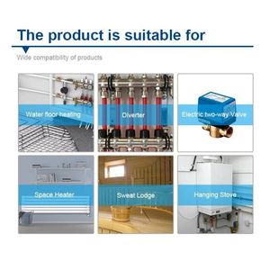 Ventilatore <span class=keywords><strong>a</strong></span> tubo 2/4 con valvole elettriche <span class=keywords><strong>a</strong></span> due fili con Display digitale termostato ambiente per unità ventilatori - Product Image 4