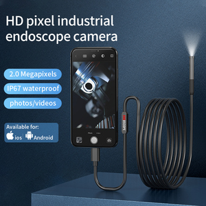 W300 Wi-Fi 3 in 1 USB <strong>Endoscope</strong> IP67 Waterproof <strong>Endoscope</strong> Industria Pipe Camera 1080P HD Type-C USB-iOS Compatible Phone/Tablets - Product Image 2