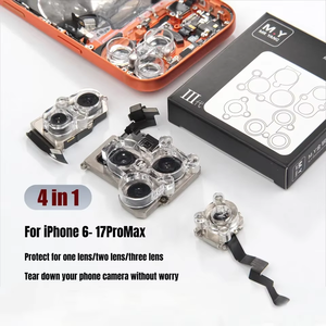 YCS Mr Yang 3a Generazione Diamond Cover - Protezione Antipolvere per Lenti Fotocamera iPhone 6-17 Pro <span class=keywords><strong>Max</strong></span> - Accessori Protettivi per Fotocamera - Product Image 3