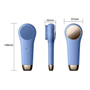Cepillo de Limpieza Facial Eléctrico Inalámbrico USB, de Silicona, para Uso Doméstico, Limpieza Profunda Facial, Tratamiento del Acné, Resistente al Agua, ABS, Funciona con Batería - Product Image 1