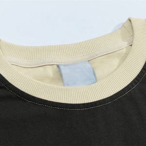 2024 Streetwear 2 Tone <b>Tshirt</b> Cotton Femme Printing Custom <b>Long</b> Sleeve Tee Shirt - Product Image 6