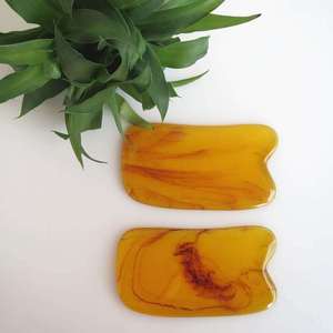 แท่งนวดหน้าด้วยเรซินธรรมชาติ 1x2 ซม. เครื่องมือกดจุดเพื่อยกกระชับรอบดวงตาและบำบัดเส้นลมปราณ - Product Image 1