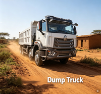 Truk Tambang HOWO NX 8X4 SINOTRUCK yang Tahan Lama, Hub Roda yang Diperkuat, Kapasitas Muatan >50T, Emisi Euro 2, Mesin Weichai 351-450hp