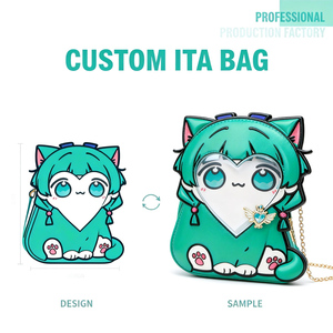 <span class=keywords><strong>Sac</strong></span> Ita personnalisé avec fenêtre en forme de cœur, ensemble cadeau assorti avec porte-clés et épingles de dessin animé, sacs <span class=keywords><strong>à</strong></span> <span class=keywords><strong>main</strong></span> pochette pour femmes, <span class=keywords><strong>pas</strong></span> <span class=keywords><strong>cher</strong></span> - Product Image 2