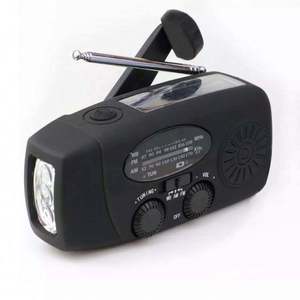 <span class=keywords><strong>Radio</strong></span> météo manuelle à manivelle et solaire 2000 mAh pour les pannes de courant prolongées - Product Image 1