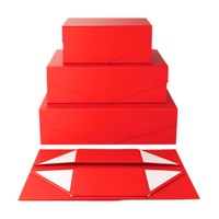 Boîte en carton pliable personnalisée pour le commerce extérieur, impression de logo, impression offset, taille personnalisable, boîte rigide, boîte à chaussures pour cadeau