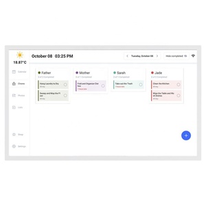 32 Inch Digital <b>Calendar</b> for Family Schedules With 32GB Memory Event Management Chore Chart Weather Station Photo Display - Product Image 3