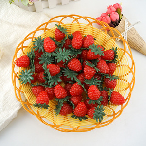 Accesorios de Decoración de Espuma Artificial con Forma de Fresa y Frambuesa para Halloween, Navidad y Acción de Gracias - Product Image 5