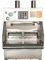 Station de travail de ponçage à rideau d'eau avec aspiration des poussières, table de ponçage de type humide pour l'élimination des poussières