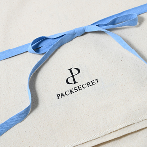 Custom Logo Printed <b>White</b> Cotton Canvas <b>Envelope</b> Dust Pouch Natural Flap Portable Reusable High Quality Square Shape Fashion - Product Image 2